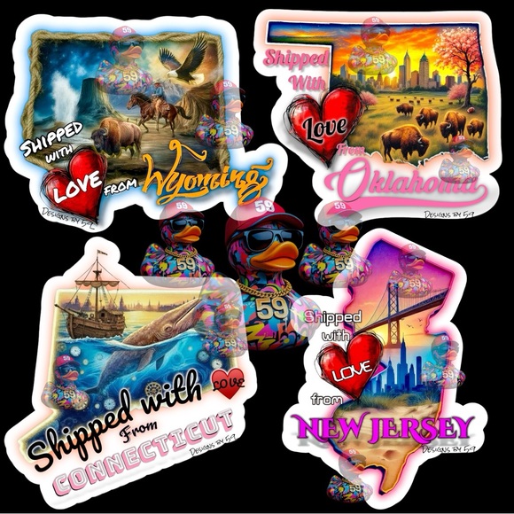 Your State Sticker Pack of 40! - Picture 5 of 5